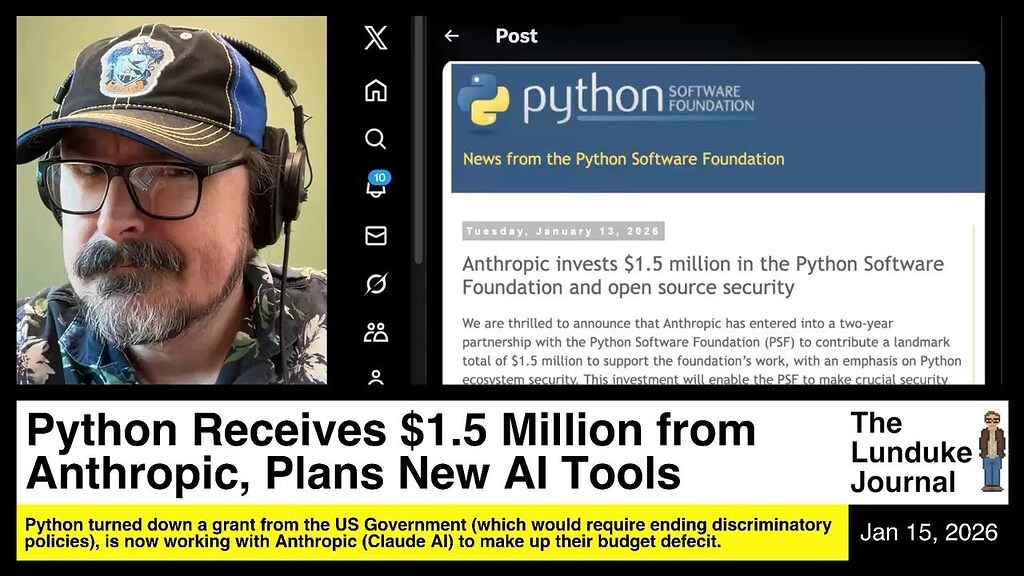 Python Receives $1.5 Million from Anthropic, Plans New AI Tools ...