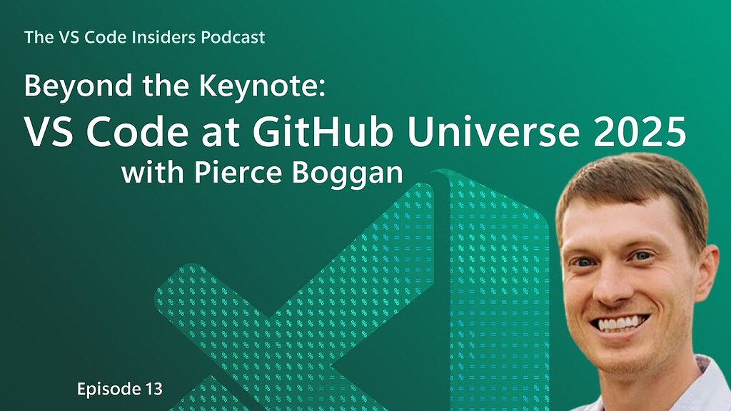 Beyond the Keynote: VS Code at GitHub Universe 2025 - open-source - Art ...