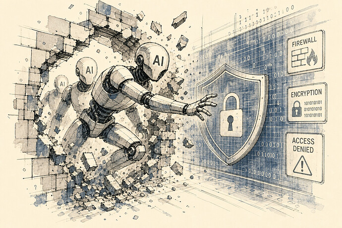 AI agents breaching digital security barriers