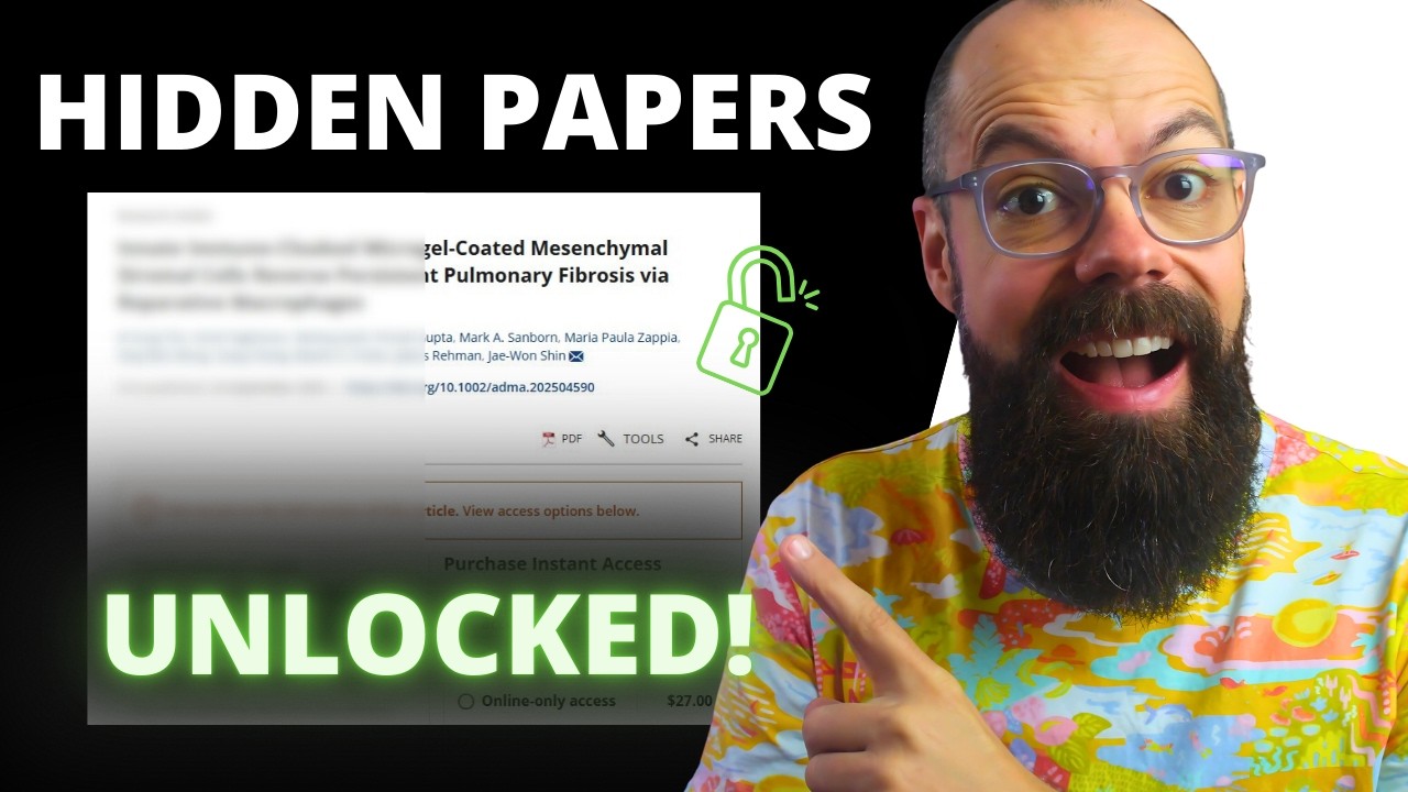 FINALLY: The AI Tool That Unlocks Hidden Research Papers! - andy ...