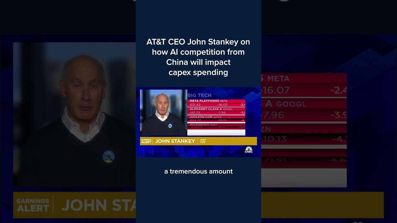 AT&T CEO John Stankey on how AI competition from China will impact ...